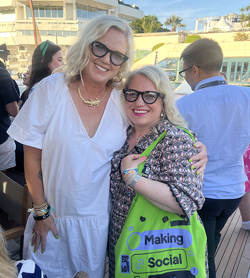 Ashley and Linn Social Element in Cannes