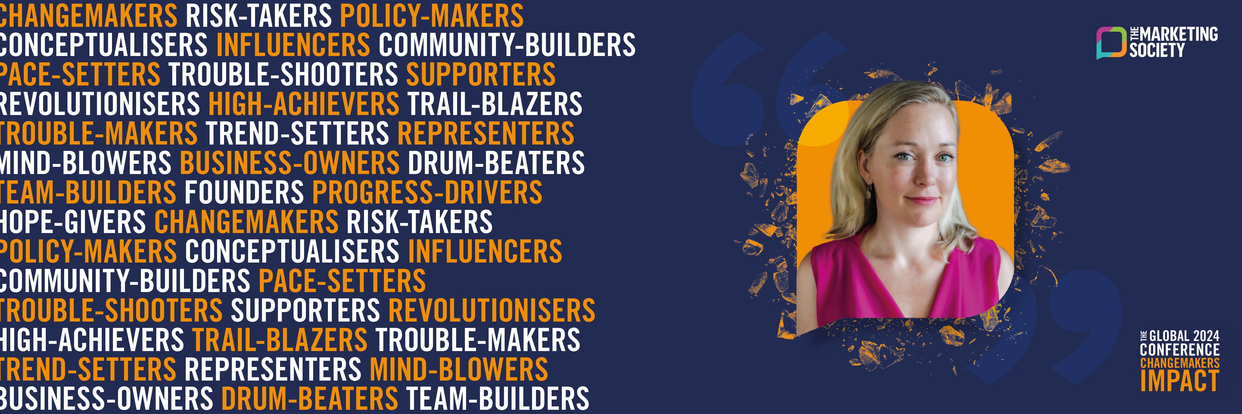 The Marketing Society Annual Conference 2024: Dominque Rose Van-Winther