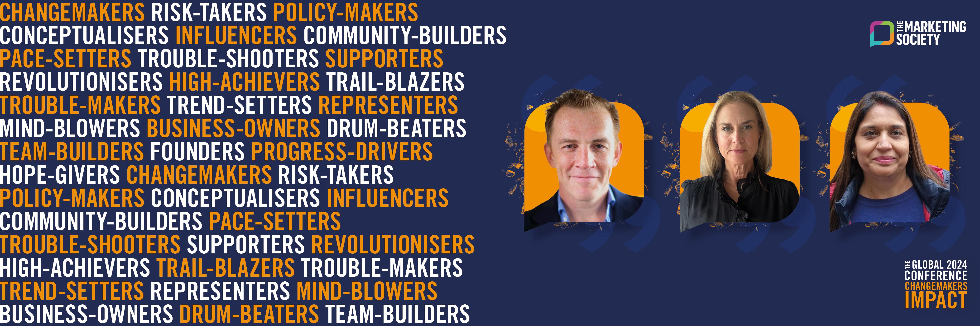 The Marketing Society Annual Conference 2024: Patrick, Natasha and Seema